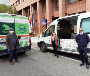 El IRIAF dona al Banco de Alimentos miel