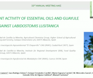 Estudio Actividad Repelente de Aceites en Plagas