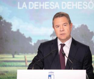 Presidente Emilio Garcia Page en el Dehesón del Encinar