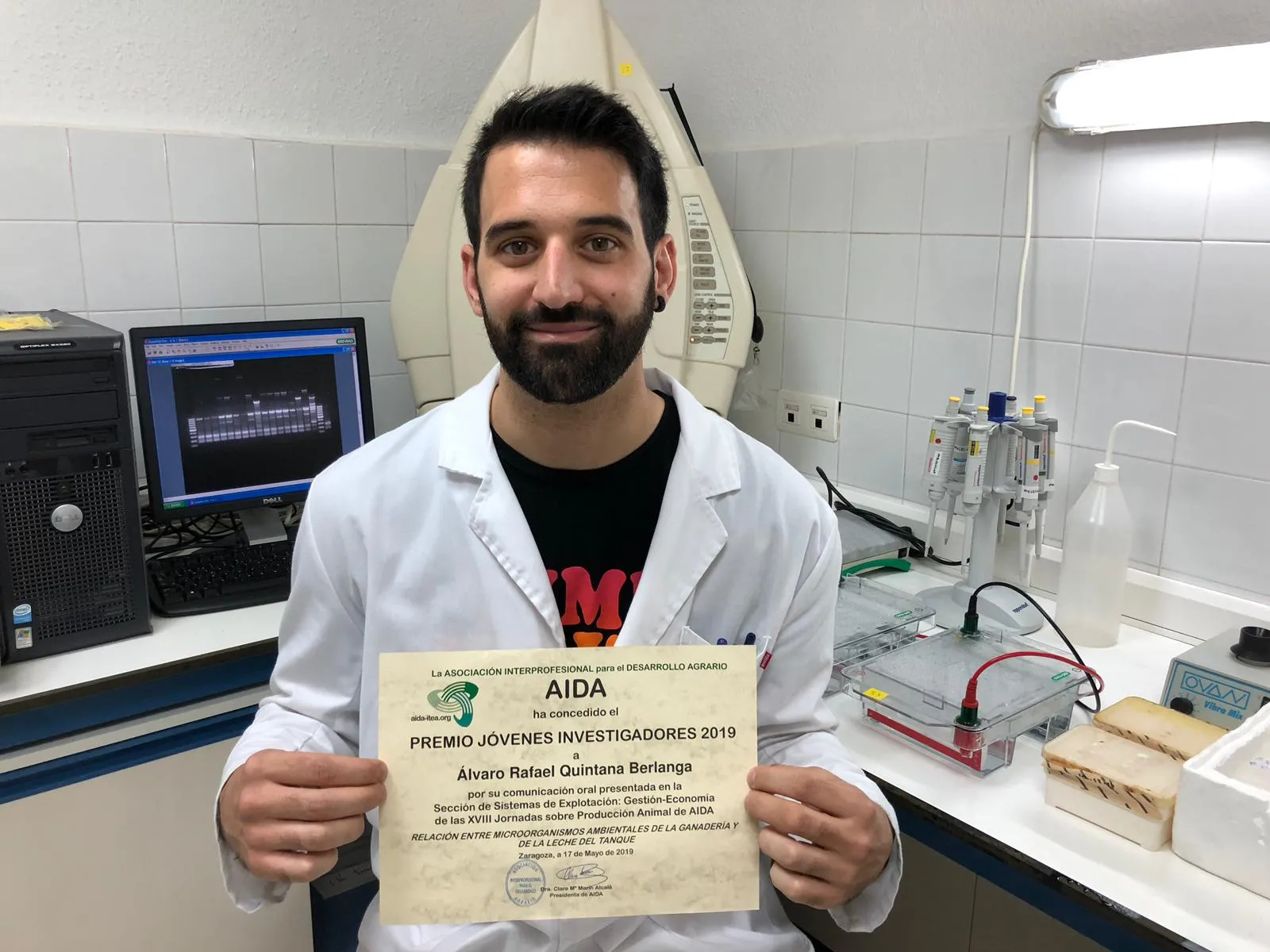 Premio AIDA Jóvenes Investigadores 2019- Álvaro Rafael Quintana