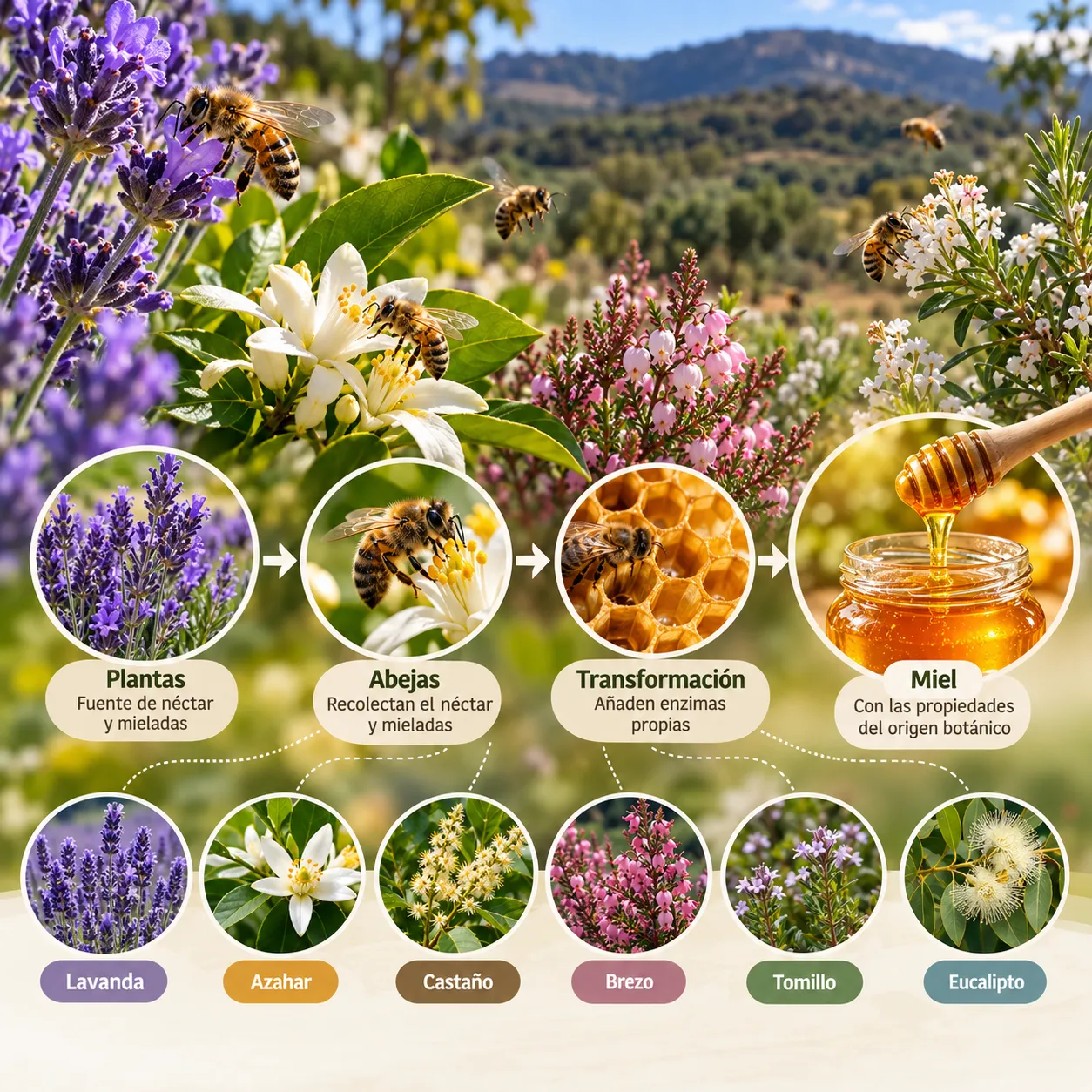 Origen Botánico de la Miel