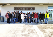 Visita alumnos Máster Ingeniería Química UCML en CLaMber. IRIAF Alumnos UCLM en CLaMber