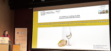 Adela Mena presentó el trabajo “Evaluación enológica de la variedad resistente a enfermedades fúngicas Sauvignac” en la 37ª Jornada del Grupo de Trabajo Experimentación en Viticultura y Enología 37ª Jornada del Grupo de Trabajo Experimentación en Viticultura y Enología